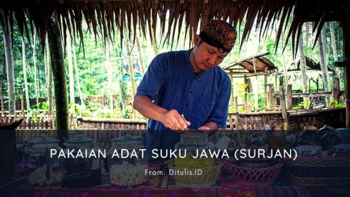 Pakaian Adat Suku Jawa Surjan Wikipedia