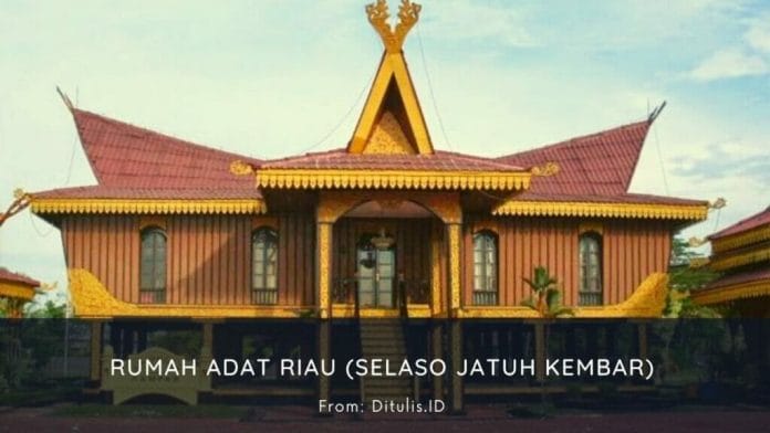 Rumah Adat Riau Selaso Jatuh Kembar Pinterest