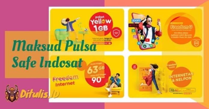 Maksud Pulsa Safe Indosat