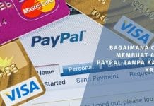 bagaimana cara membuat akun paypal tanpa kartu kredit