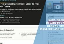 cara membuat desain di canva dengan kursus masterclass gratis