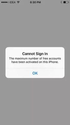Cara Mengatasi Jumlah Maksimum Akun Gratis Telah Diaktifkan Di Iphone Cara Mengatasi Jumlah Maksimum Akun Gratis Telah Diaktifkan Di Iphone