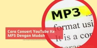 cara convert youtube ke mp3 dengan mudah