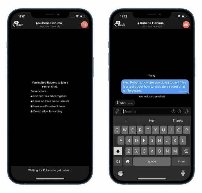 Telegram Tidak Dapat Mencegah Screenshoots Dari Obrolan Rahasia Di Ios