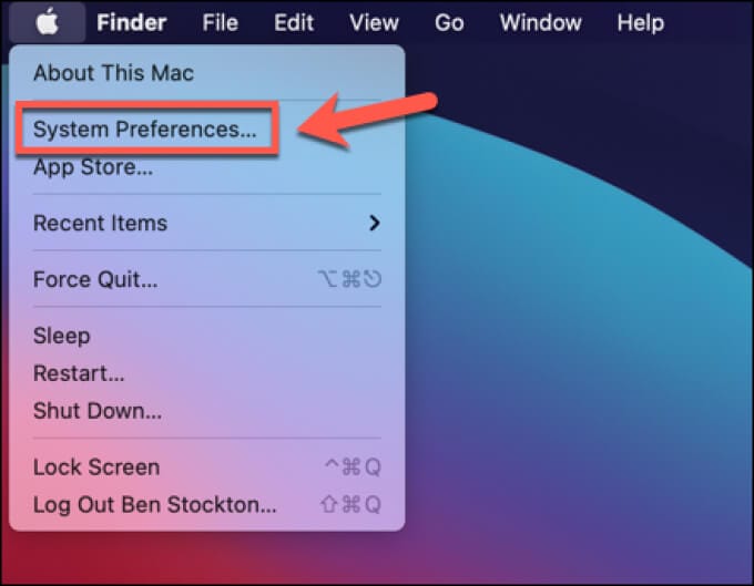 6 Open System Preferences Mac